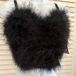 Black Bustier with Removable Straps
